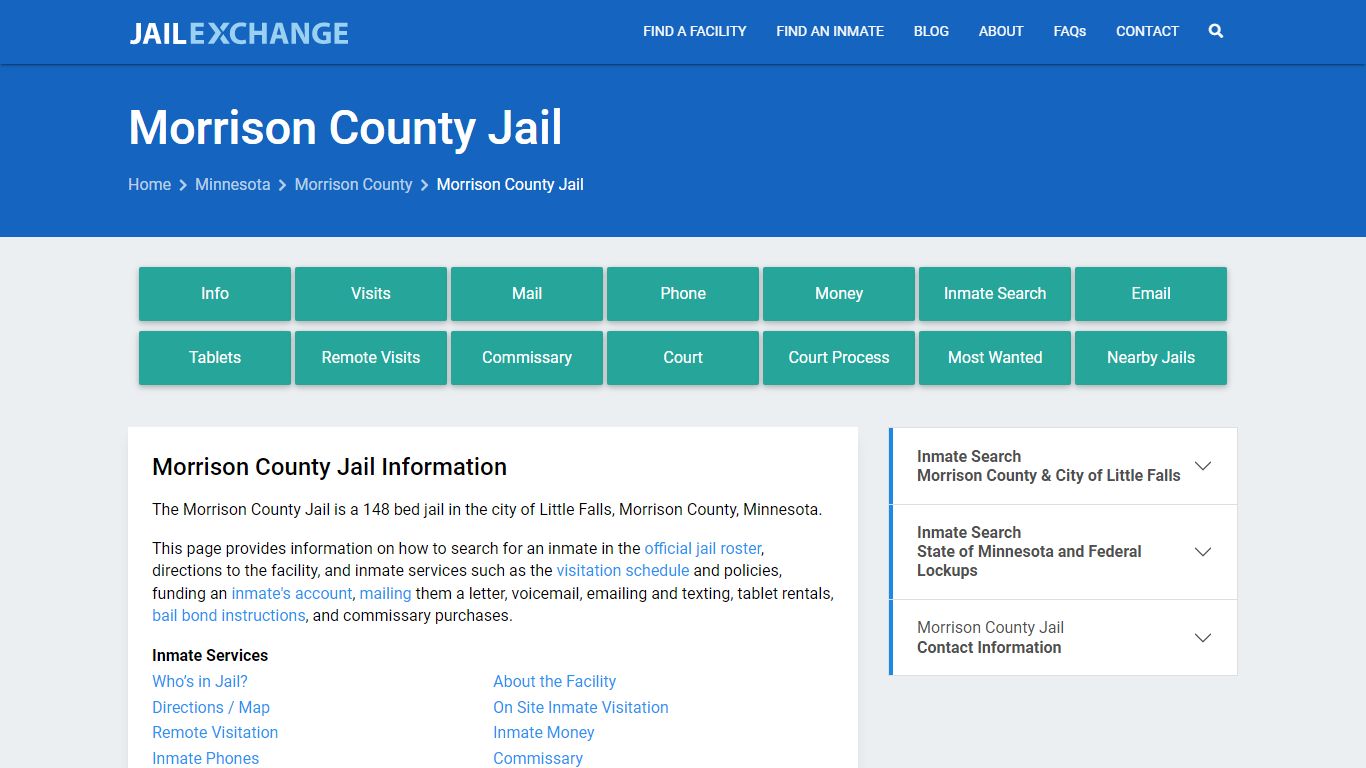 Morrison County Jail, MN - Jail Exchange